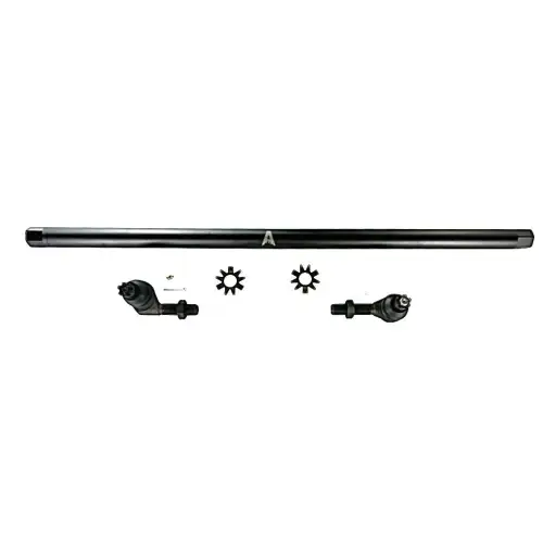 Apex Chassis - KIT152 | Apex Chassis 1 Ton Drag Link Kit For Jeep Wrangler JK | 2007-2018 | Black Aluminum, No Flip