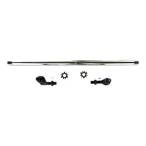 Apex Chassis - KIT157 | Apex Chassis 1 Ton Drag Link Kit For Jeep Wrangler JK | 2007-2018 | Polished Aluminum, No Flip