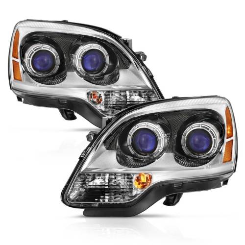 Anzo USA - 111476 | Anzo USA Crystal Headlight Chrome (2007-2012 Acadia)