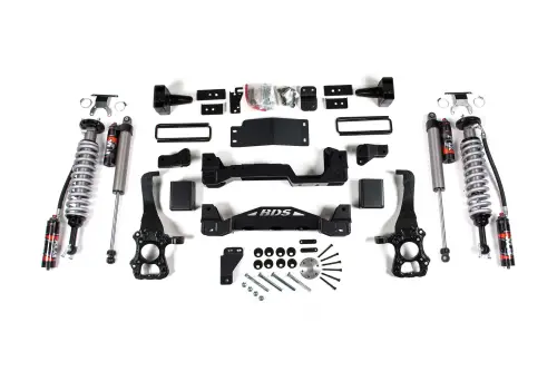 BDS Suspension - BDS1590FPE | BDS Suspension 4 Inch Lift Kit With Fox 2.5 Performance Elite Coil-over For Ford F-150 4WD | 2015-2020 | Fox 2.5 Performance Elite Shocks