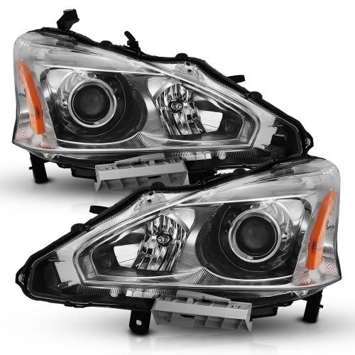 Anzo USA - 121550 | Anzo USA Projector Headlight Chrome (2013-2015 Altima 4dr)