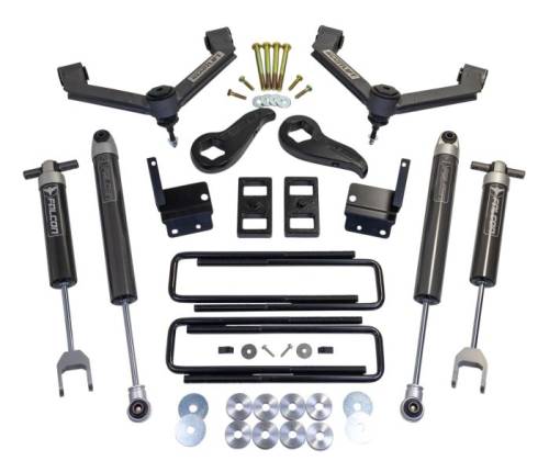 ReadyLIFT Suspensions - 69-30320 | ReadyLift 3 Inch SST Lift Kit with Fabricated Control Arms & Falcon Shocks (2020-2024 Silverado, Sierra 2500 HD, 3500 HD)