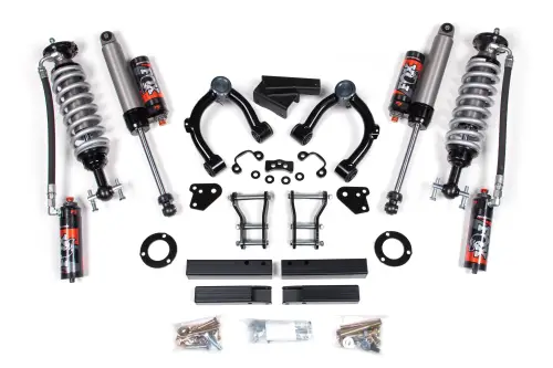 BDS Suspension - BDS1910PES | BDS Suspension 3.5 Inch Lift Kit With Fox 2.5 Coil-over For Ford Ranger 4WD | 2019-2023 | OE Knuckle Cast Steel | Rear Fox 2.5 Performance Elite Shocks