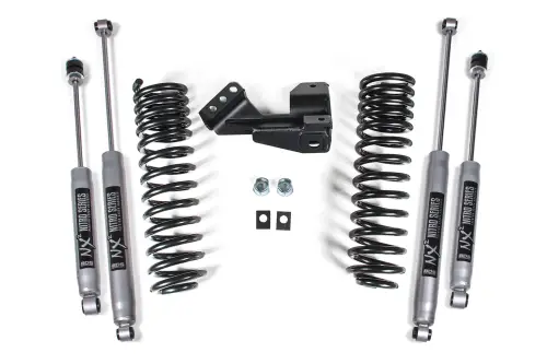 BDS Suspension - BDS1910H | BDS Suspension 1-2 Inch Leveling Kit With Performance Springs For Ford  F-250 / F-350 Super Duty 4WD | 2017-2019 1" Lift / 2020-2024 2" Lift | Diesel | NX2 Nitro Series Shocks