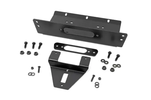 Rough Country - 93164 | Rough Country Winch Mount For Polaris Ranger 800 | 2010-2012 | Winch Mount Only