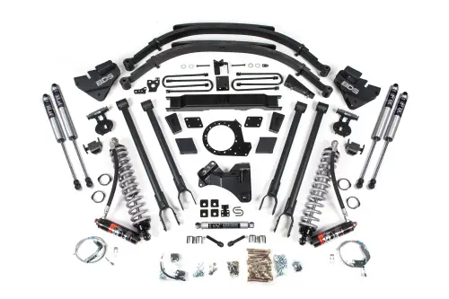 BDS Suspension - BDS1959FPE | BDS Suspension 9 Inch Lift Kit With 4 Link & Fox 2.5 Performance Elite Coil-over Conversion For Ford F-250/F-350 Super Duty 4WD | 2020-2022 | Diesel