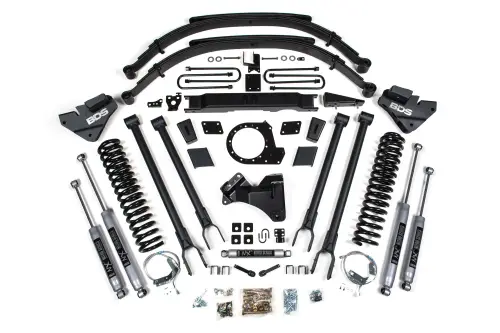 BDS Suspension - BDS1959H | BDS Suspension 9 Inch Lift Kit With 4 Link For Ford F-250/F-350 Super Duty 4WD | 2020-2022 | Diesel | NX2 Nitro Series Shocks