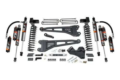 BDS Suspension - BDS2205FPE | BDS Suspension 5 Inch Lift Kit With Radius Arm For Ford F-250 / F-350 Super Duty 4WD | 2023-2024 | Diesel | Rear Lift Block Kit, Fox 2.5 Performance Elite Shocks