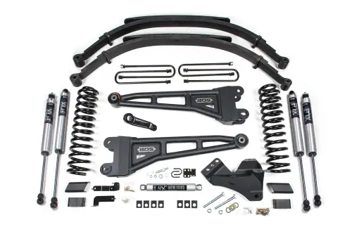 BDS Suspension - BDS2208FS | BDS Suspension 5 Inch Lift Kit With Radius Arm For Ford F-250 / F-350 Super Duty 4WD | 2023-2024 | Diesel | Rear Lift Leaf Springs, Fox 2.0 Performance Series Shocks