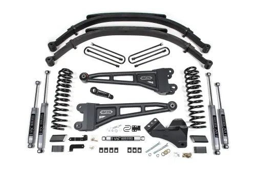 BDS Suspension - BDS2208H | BDS Suspension 5 Inch Lift Kit With Radius Arm For Ford F-250 / F-350 Super Duty 4WD | 2023-2024 | Diesel | Rear Lift Leaf Springs, NX2 Nitro Series Shocks