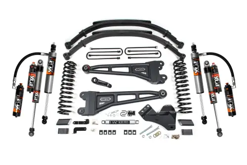 BDS Suspension - BDS2210FPE | BDS Suspension 5 Inch Lift Kit With Radius Arm For Ford F-250 / F-350 Super Duty 4WD | 2023-2024 | Diesel | Rear Lift Leaf Springs, Fox 2.5 Performance Elite Shocks