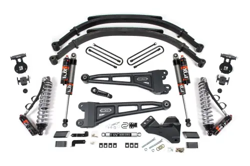 BDS Suspension - BDS2211FPE | BDS Suspension 5 Inch Lift Kit With Radius Arm & Fox 2.5 Performance Elite Coil-Over Conversion For Ford F-250 / F-350 Super Duty 4WD | 2023-2024 | Diesel | Rear Lift Leaf Springs, Fox 2.5 Performance Elite Shocks