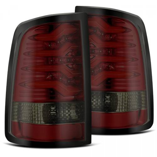 AlphaREX - 640020 | AlphaRex PRO-Series LED Tail Lights For Ram 1500/2500/3500 (2009-2020) | Red Smoke