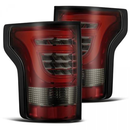 AlphaREX - 652020 | AlphaRex PRO-Series LED Tail Lights For Ford F150 (2015-2020) | Red Smoke