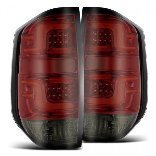 AlphaREX - 672020 | AlphaRex PRO-Series LED Tail Lights For Toyota Tundra (2014-2021) | Red Smoke