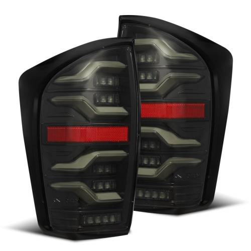 AlphaREX - 680080 | AlphaRex LUXX-Series LED Tail Lights For Toyota Tacoma (2016-2023) | Alpha-Black