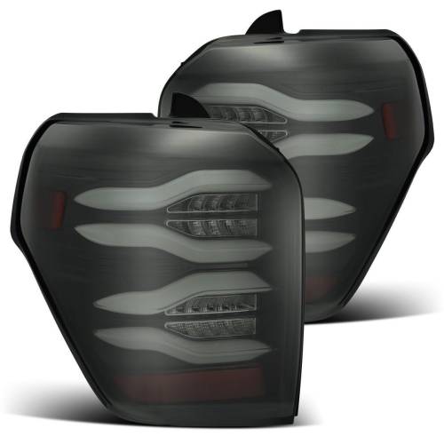 AlphaREX - 690010 | AlphaRex PRO-Series LED Tail Lights For Toyota 4Runner (2010-2023) | Jet Black