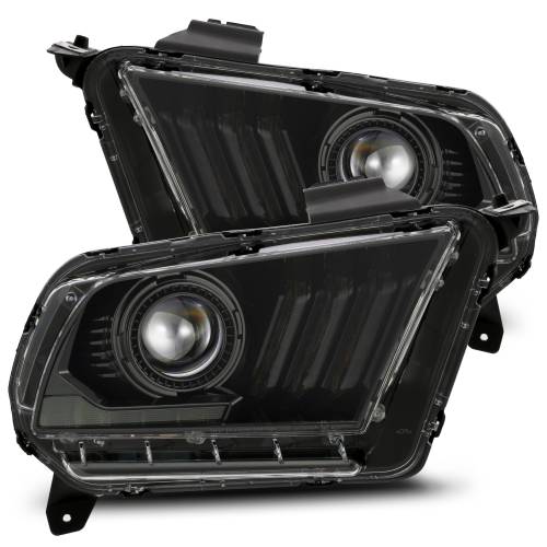 AlphaREX - 880112 | AlphaRex PRO-Series Halogen Projector Headlights For Ford Mustang (2010-2012) | Alpha-Black