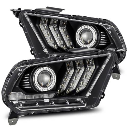 AlphaREX - 880115 | AlphaRex LUXX-Series LED Projector Headlights For Ford Mustang (2010-2012) | Black