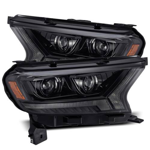 AlphaREX - 880119 | AlphaRex PRO-Series Halogen Projector Headlights For 19-22 Ford Ranger (2019-2021) | Alpha-Black