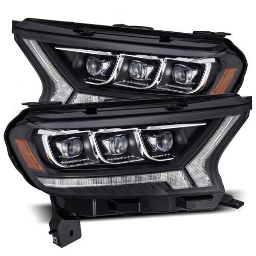 AlphaREX - 880124 | AlphaRex NOVA-Series LED Projector Headlights For Ford Ranger (2019-2022) | Black