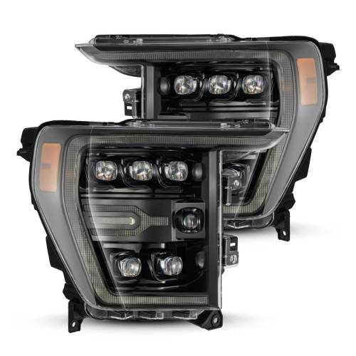 AlphaREX - 880138 | AlphaRex NOVA-Series LED Projector Headlights For Ford F150 (2021-2023) / Ford F150 Raptor (2021-2023) | Alpha-Black