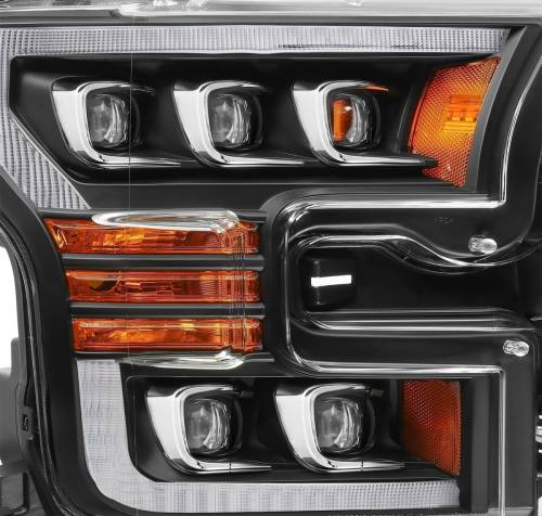 AlphaREX - 880152 | AlphaRex NOVA-Series LED Projector Headlights For Ford F-150 (2015-2017) / F-150 Raptor (2017-2020) | Black