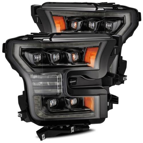 AlphaREX - 880163 | AlphaRex NOVA-Series LED Projector Headlights For Ford F-150 (2015-2017) / F-150 Raptor (2017-2020) | Alpha-Black