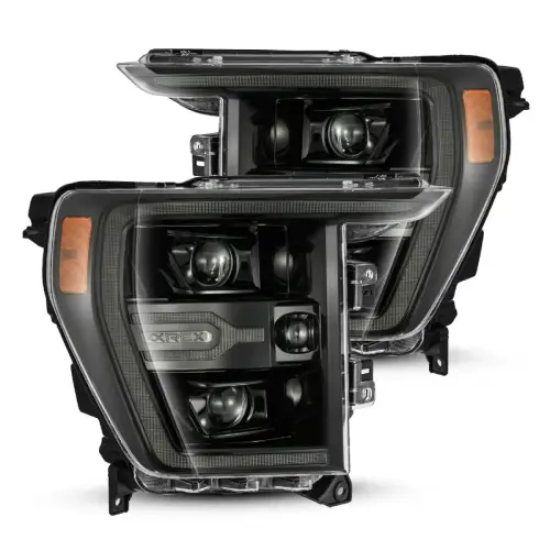 AlphaREX - 880169 | AlphaRex LUXX-Series LED Projector Headlights For Ford F-150 (2021-2023) / Ford F-150 Raptor (2021-2023) | Alpha-Black