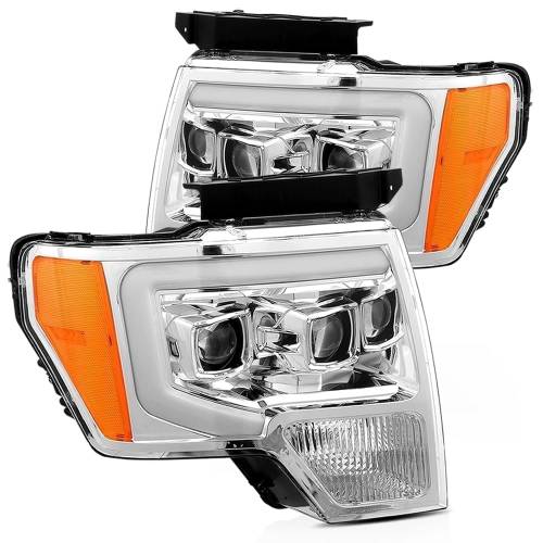 AlphaREX - 880178 | AlphaRex LUXX-Series LED Projector Headlights For Ford F-150 (2009-2014) | Chrome