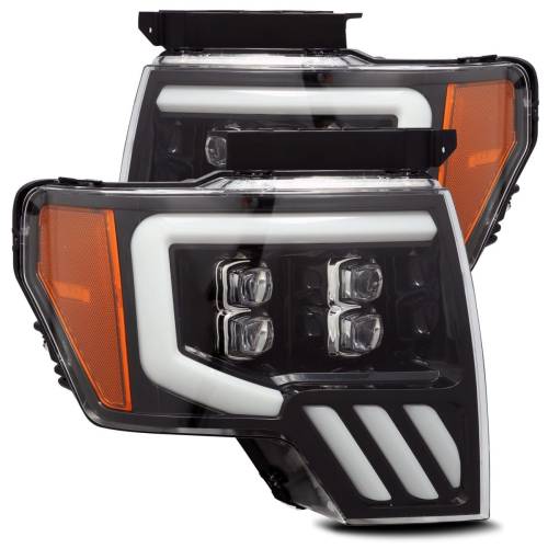 AlphaREX - 880190 | AlphaRex NOVA-Series LED Projector Headlights For Ford F-150 (2009-2014) | Jet Black