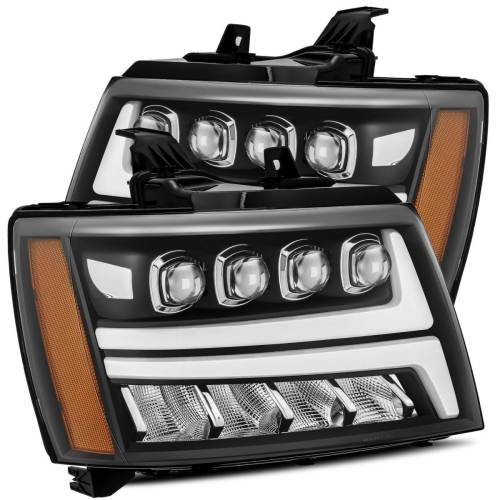 AlphaREX - 880288 | AlphaRex NOVA-Series LED Projector Headlights Chevrolet Tahoe & Suburban (2007-2014) / Avalanche (2007-2013) | Black