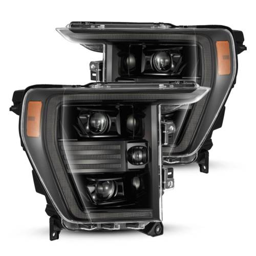 AlphaREX - 880294 | AlphaRex PRO-Series Halogen Projector Headlights For Ford F150 (2021-2023) | Alpha-Black