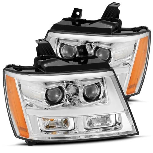 AlphaREX - 880296 | AlphaRex LUXX-Series LED Projector Headlights Chevrolet Tahoe & Suburban (2007-2014) / Avalanche (2007-2013) | Chrome