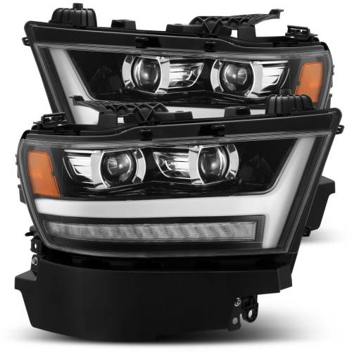 AlphaREX - 880513 | AlphaRex PRO-Series Halogen Projector Headlights Ram 1500 (2019-2024) | Jet Black