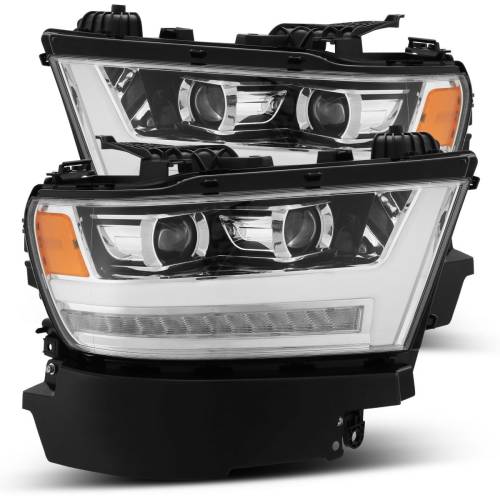 AlphaREX - 880514 | AlphaRex PRO-Series Halogen Projector Headlights Ram 1500 (2019-2024) | Chrome