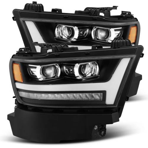 AlphaREX - 880515 | AlphaRex PRO-Series Halogen Projector Headlights Ram 1500 (2019-2024) | Black