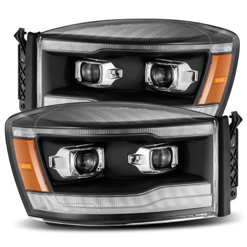 AlphaREX - 880535 | AlphaRex LUXX-Series LED Projector Headlights For Dodge Ram 1500 / 2500 / 3500 (2006-2008) | Black