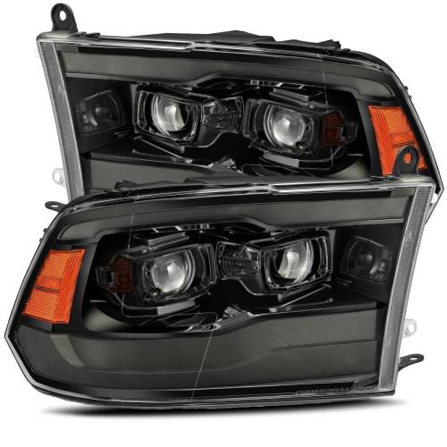 AlphaREX - 880540 | AlphaRex LUXX-Series LED Projector Headlights For Ram 1500 / 2500 / 3500 (2009-2018) | Alpha-Black