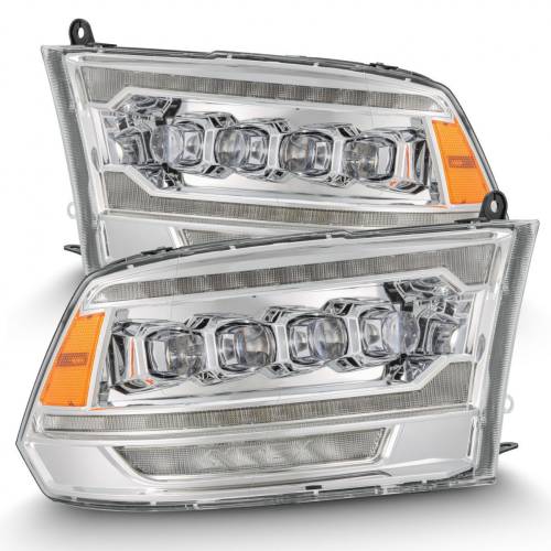 AlphaREX - 880556 | AlphaRex (MK II 5th Gen 2500 Style) NOVA-Series LED Projector Headlights For Ram 1500 / 2500 / 3500 (2009-2018) | Chrome