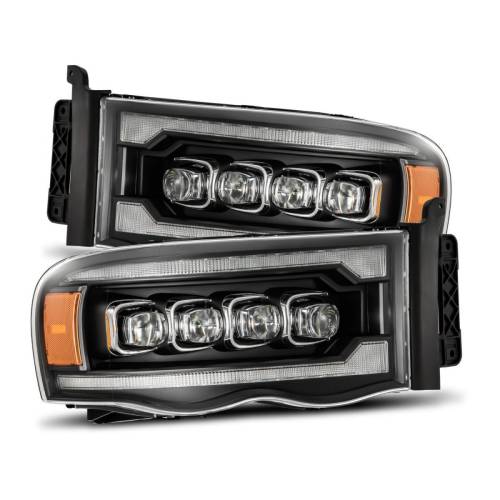 AlphaREX - 880564 | AlphaRex NOVA-Series LED Projector Headlights Dodge Ram 1500 / 2500 / 3500 (2002-2005) | Black