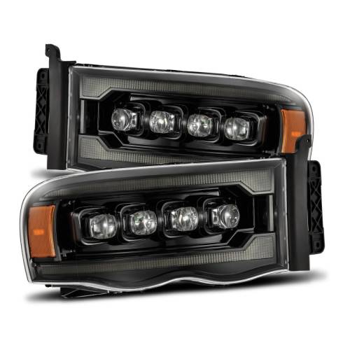 AlphaREX - 880566 | AlphaRex NOVA-Series LED Projector Headlights Dodge Ram 1500 / 2500 / 3500 (2002-2005) | Alpha-Black