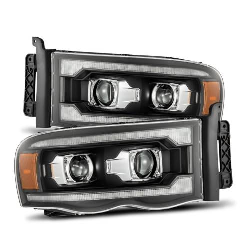 AlphaREX - 880567 | AlphaRex LUXX-Series LED Projector Headlights Dodge Ram 1500 / 2500 / 3500 (2002-2005) | Black