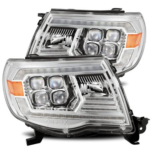 AlphaREX - 880743 | AlphaRex NOVA-Series LED Projector Headlights For Toyota Tacoma (2005-2011) | Chrome