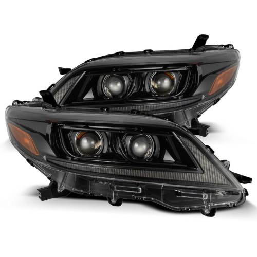 AlphaREX - 880763 | AlphaRex PRO-Series Halogen Projector Headlights For Toyota Sienna (2011-2020) | Alpha-Black