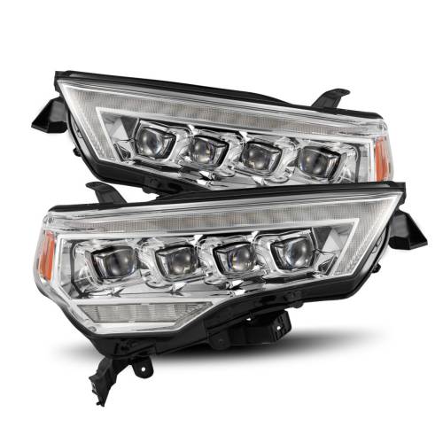 AlphaREX - 880809 | AlphaRex MK II NOVA-Series LED Projector Headlights For Toyota 4Runner (2014-2023) | DRL (White or Amber) | Chrome