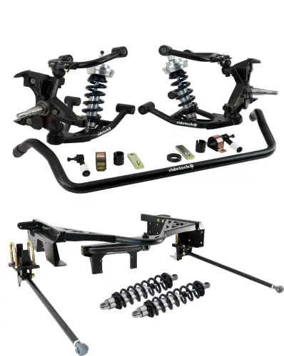 Ridetech - RT11370201 | RideTech HQ Coil-Over System (1988-1998 C1500 2WD| 10 Bolt Diff, 1.25 Inch Rotors)