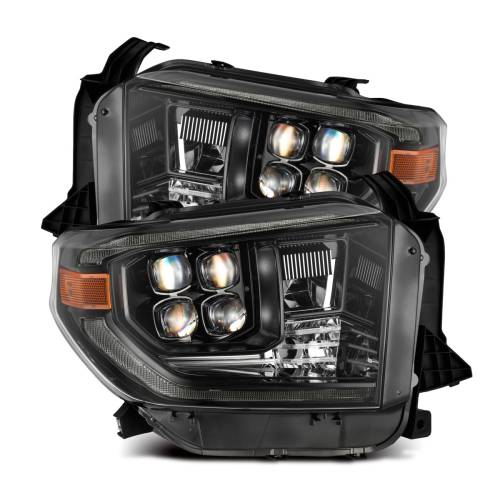 AlphaREX - 880832 | AlphaRex MK II NOVA-Series LED Projector Headlights Toyota Tundra (2014-2021) | DRL (White/Amber) | Alpha-Black