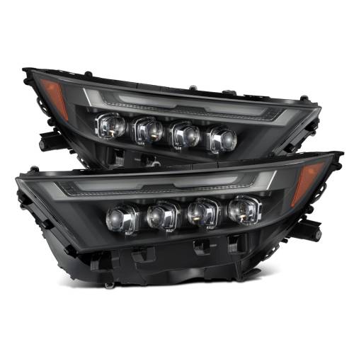 AlphaREX - 880858 | AlphaRex NOVA-Series LED Projector Headlights Toyota RAV4 Low Trim (2019-2024) | Black