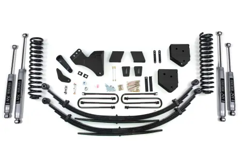 BDS Suspension - BDS552H | BDS Suspension 6 Inch Lift Kit For Ford F-250/F-350 Super Duty 4WD | 2008-2010 | Diesel | Rear Lift Leaf Springs, NX2 Nitro Series Shocks